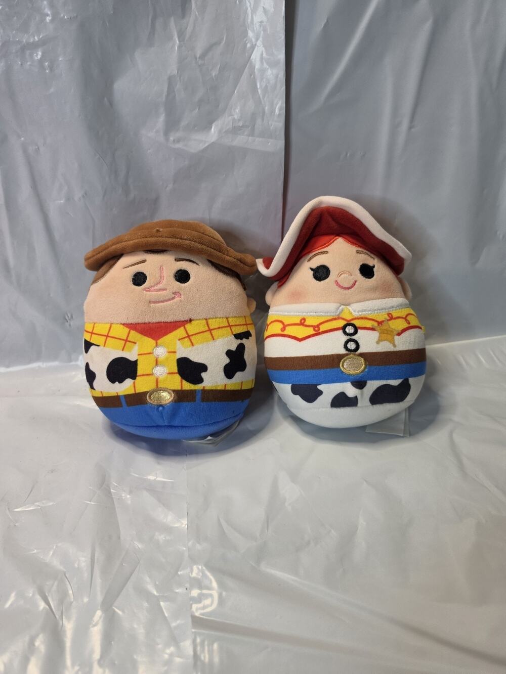 Squishmallows Disney Toy Story & Pixar Plushie Set woody and Jessie Plushies 6"
